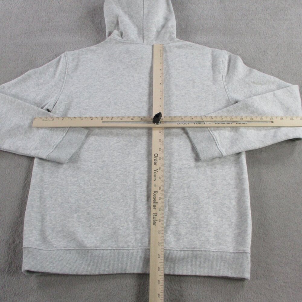 SKIMS Fleece Lounge Hoodie Mens Small Light Heather Gray Pullover Sweatshirt NWT - Picture 6 of 9
